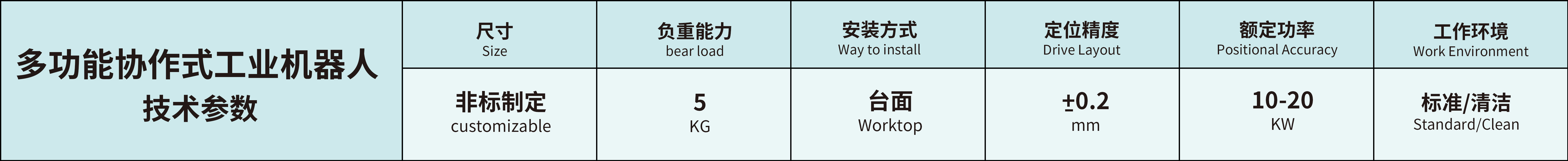 多功能协作式工业机器人